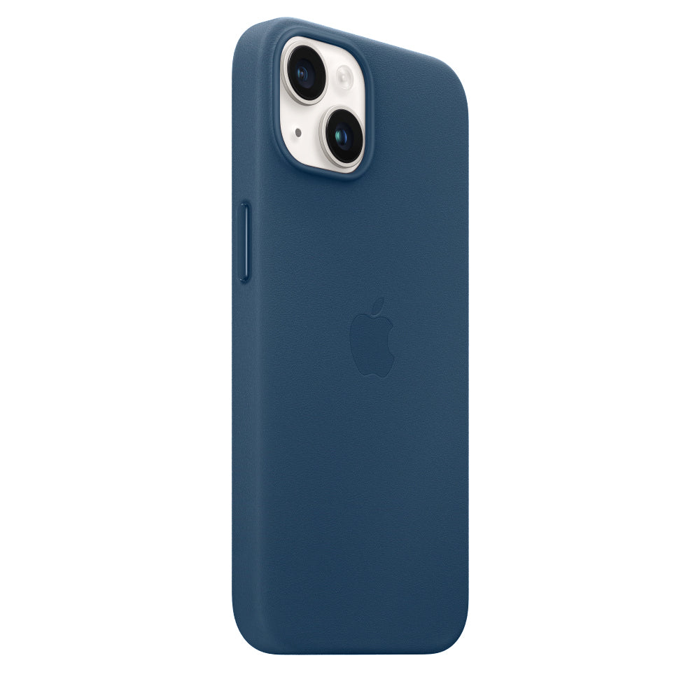 iPhone 13 Leather Case with MagSafe Cosmo Blue
