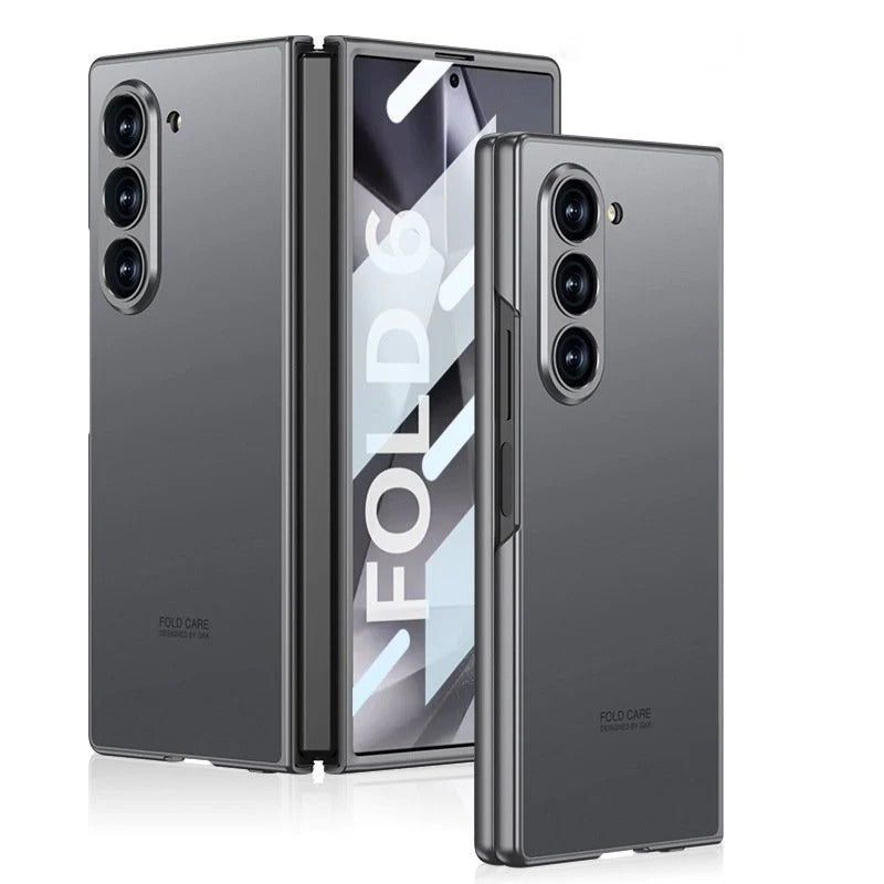 Samsung Galaxy Z Fold 6 GKK AG Matte Frosted Shine Case with Inbuilt Glass Protection