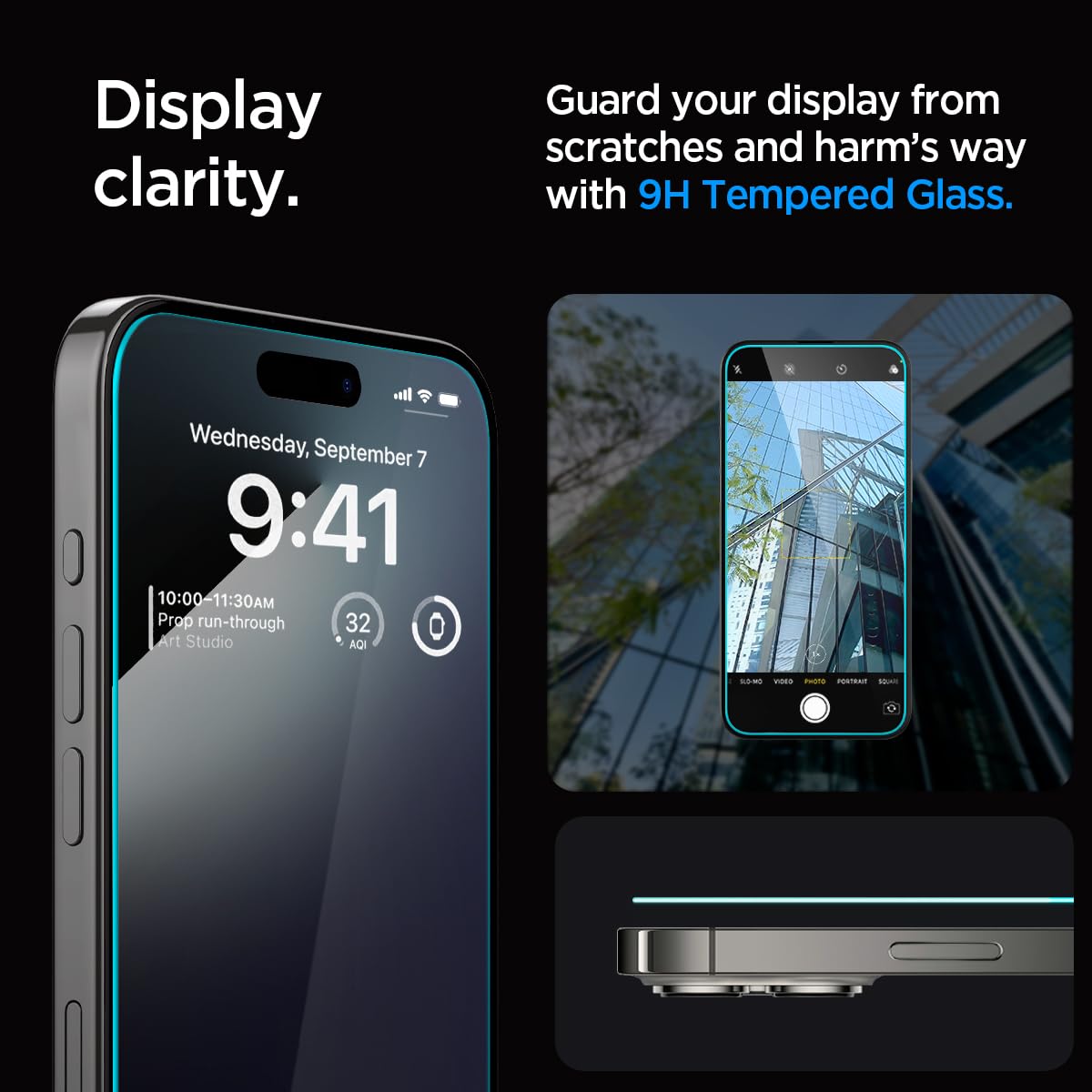 Easy Fit Tempered Clear Glass Screen Protector For iPhone 13 - Pack of 2