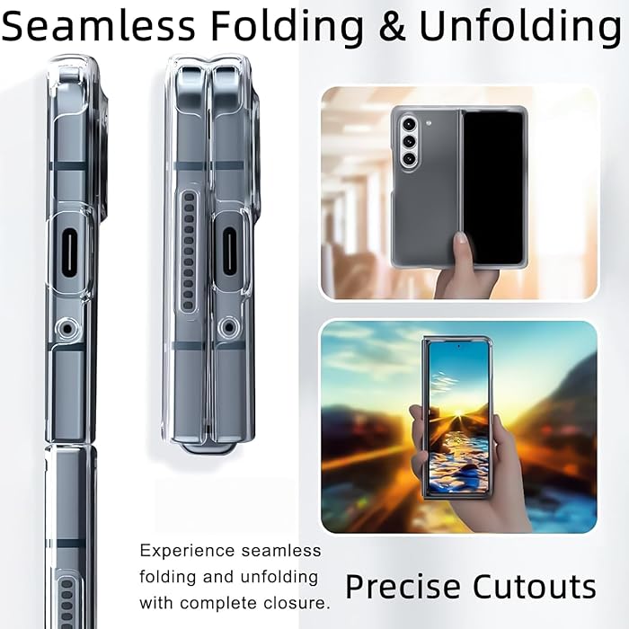 Samsung Galaxy Z Fold 4 Cristal Clear Transparent Case with S Pen - Clear