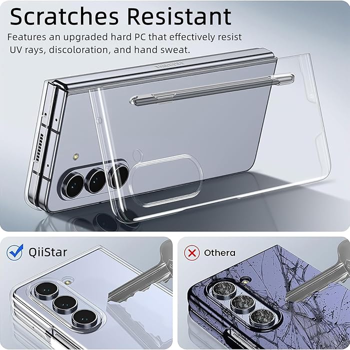 Samsung Galaxy Z Fold 4 Cristal Clear Transparent Case with S Pen - Clear