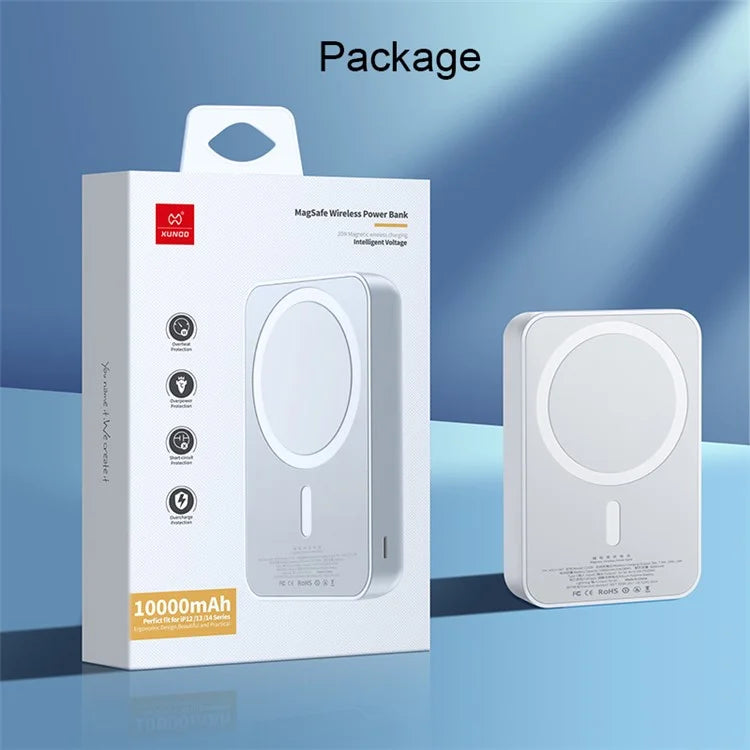 XUNDD 10000mAh Magnetic Wireless Charging Power Bank 20W Fast Charging