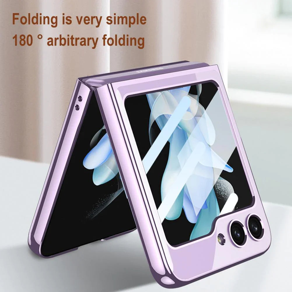 Samsung Galaxy Z Flip 5 Ultra-Thin Protective Chrome Series Case-Purple