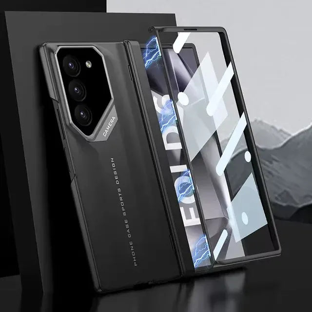 Samsung Galaxy Z Fold 6 GKK Raptor Pro Case with Magnetic Hinge & Front Glass Protection