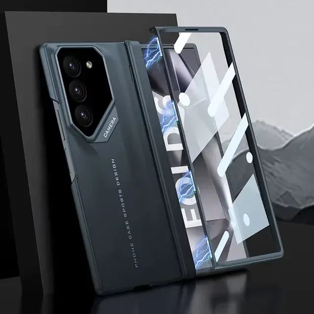 Samsung Galaxy Z Fold 6 GKK Raptor Pro Case with Magnetic Hinge & Front Glass Protection