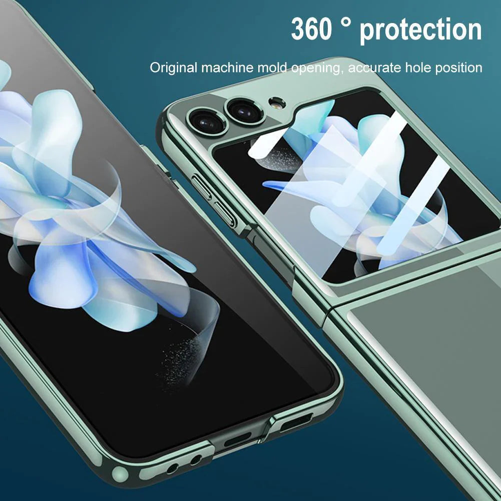 Samsung Galaxy Z Flip 5 Ultra-Thin Protective Chrome Series Case-Green
