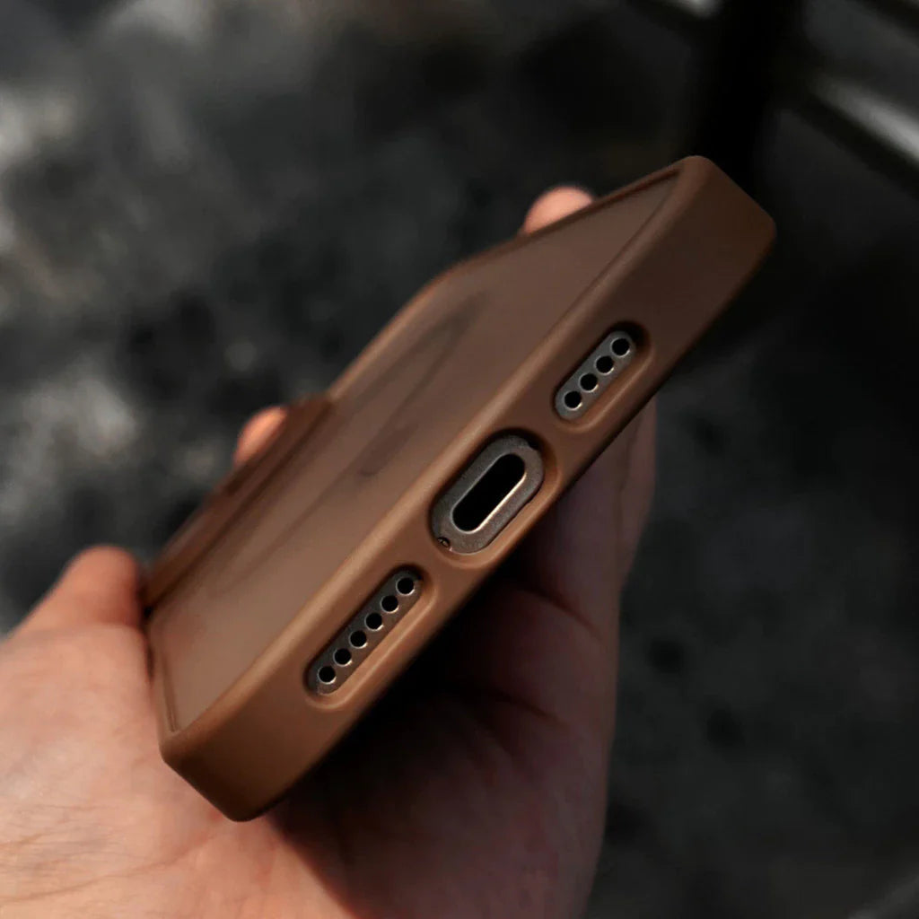 iPhone 16 Pro Max Matte Frosted Camera Protection Case with Magsafe - Desert