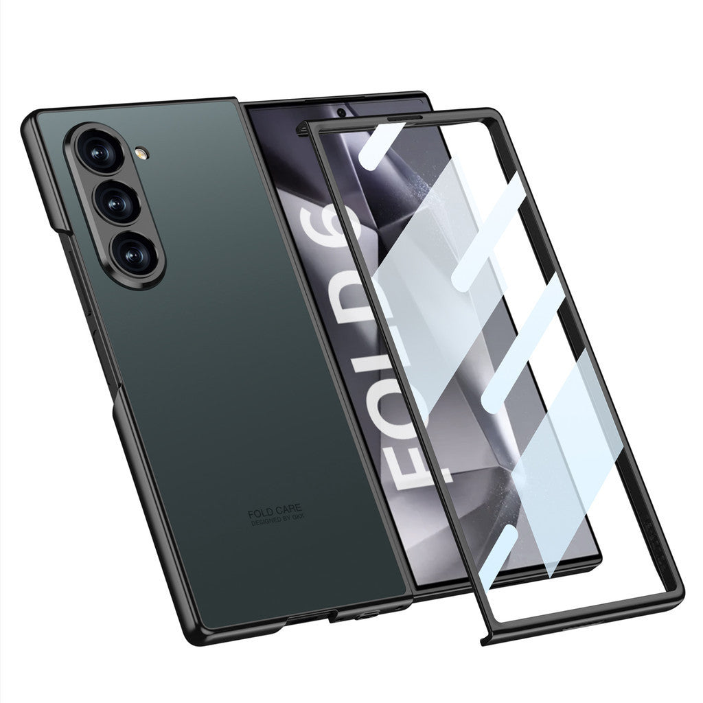 Samsung Galaxy Z Fold 6 GKK AG Matte Frosted Shine Case with Inbuilt Glass Protection