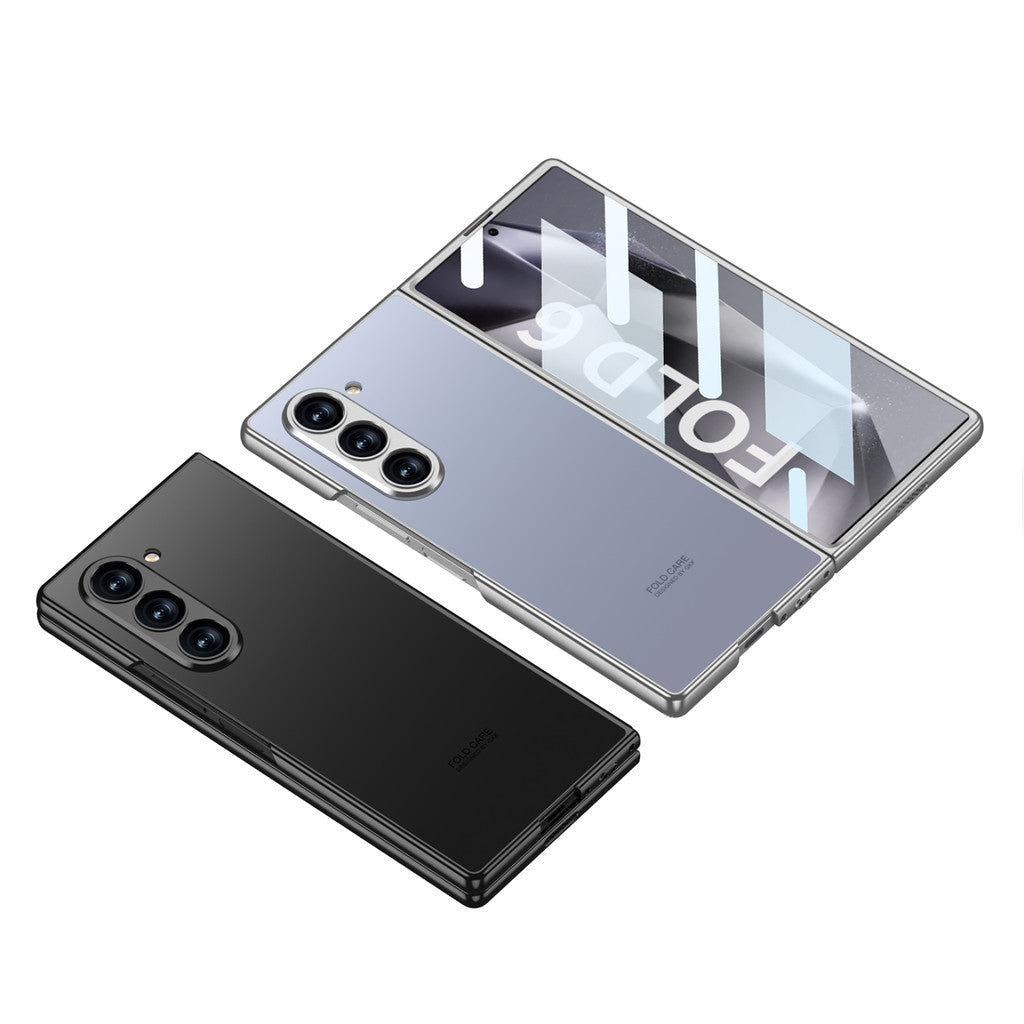 Samsung Galaxy Z Fold 6 GKK AG Matte Frosted Shine Case with Inbuilt Glass Protection