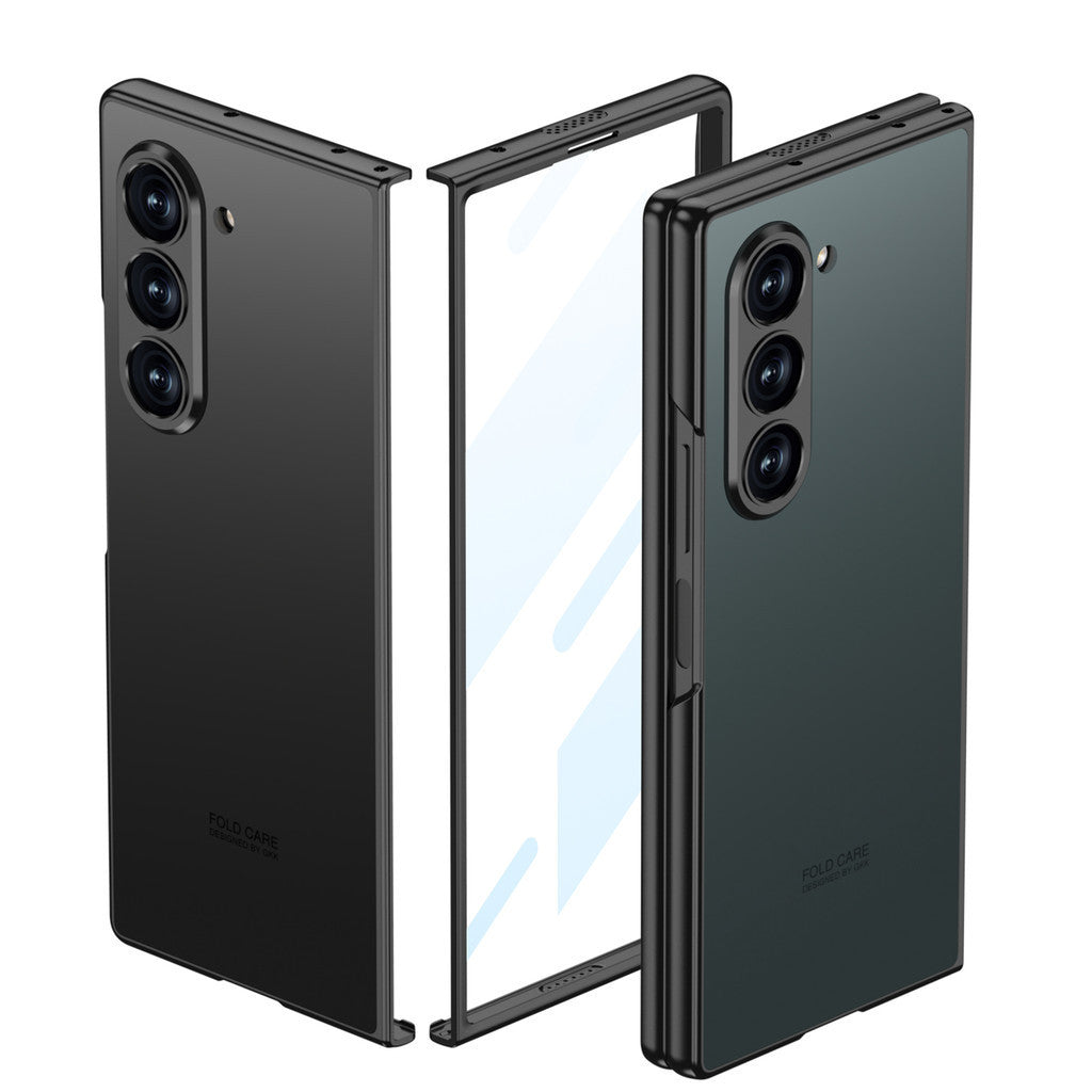 Samsung Galaxy Z Fold 6 GKK AG Matte Frosted Shine Case with Inbuilt Glass Protection