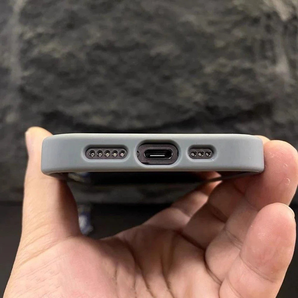 iPhone 16 Pro Max Semi Transparent Matte Frosted Case with Magsafe - Gray
