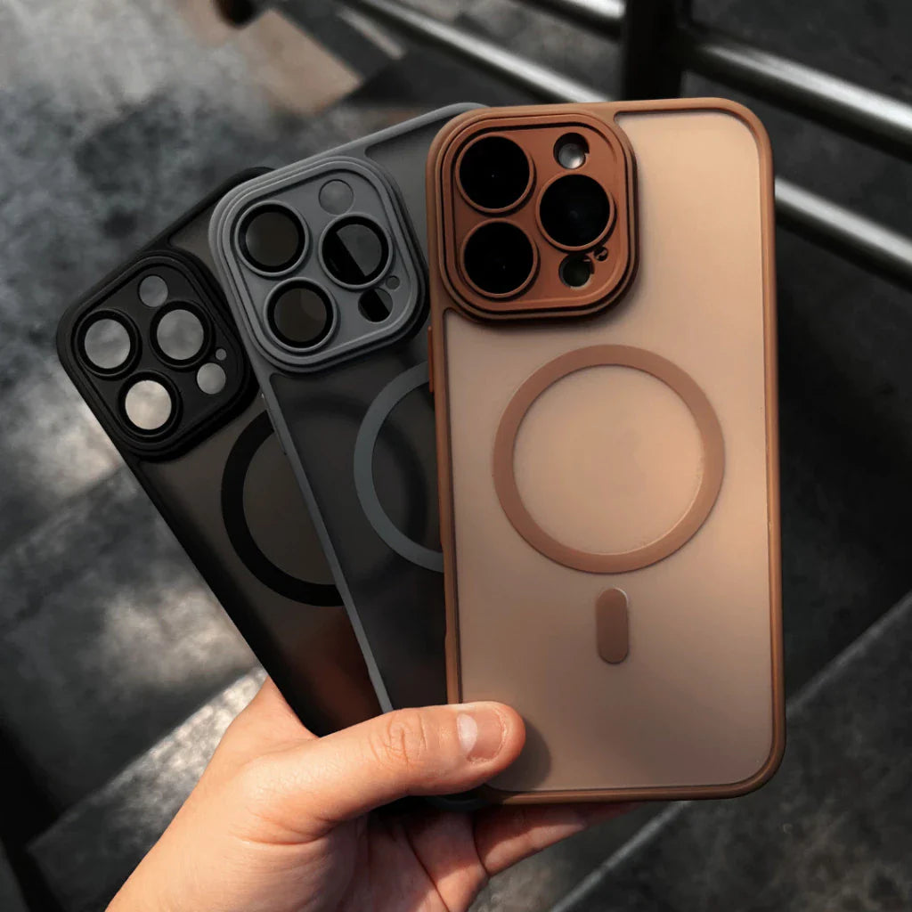 iPhone 16 Pro Matte Frosted Camera Protection Case with Magsafe - Desert