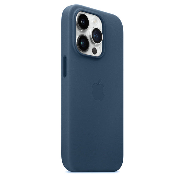 iPhone 15 Pro Max Leather Case with MagSafe Animation - Blue