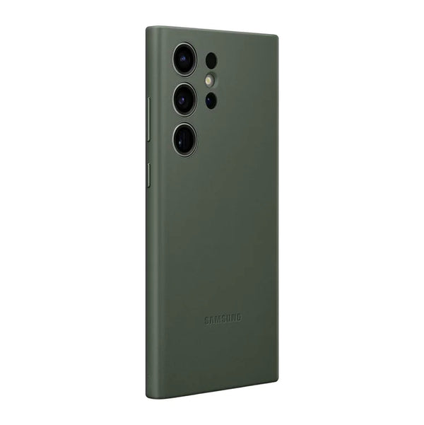 Samsung Galaxy S24 Ultra Leather Case Slim Profile - Green