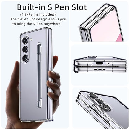 Samsung Galaxy Z Fold 4 Cristal Clear Transparent Case with S Pen - Clear