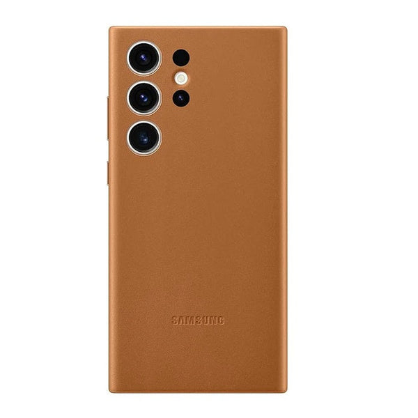 Samsung Galaxy S24 Ultra Leather Case Slim Profile - Brown