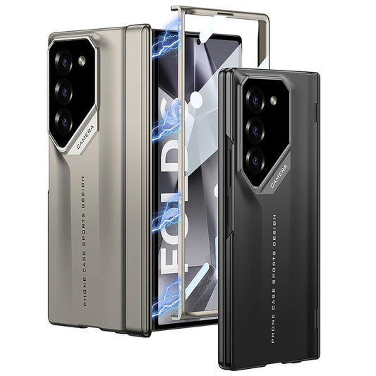 Samsung Galaxy Z Fold 6 GKK Raptor Pro Case with Magnetic Hinge & Front Glass Protection