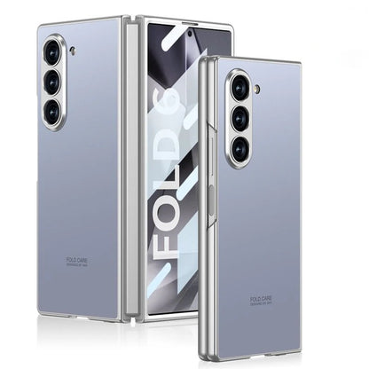 Samsung Galaxy Z Fold 6 GKK AG Matte Frosted Shine Case with Inbuilt Glass Protection