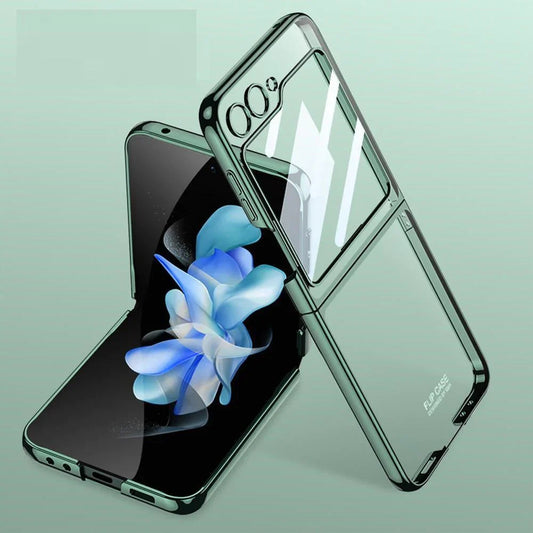 Samsung Galaxy Z Flip 5 Ultra-Thin Protective Chrome Series Case-Green