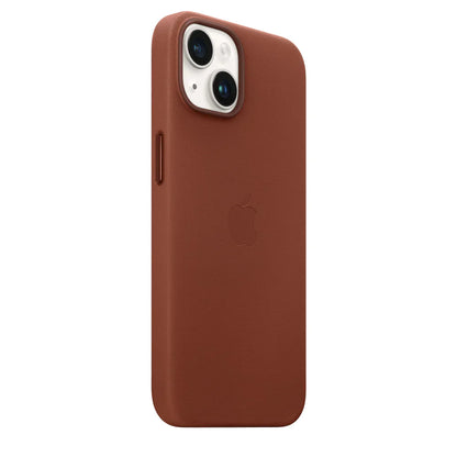iPhone 13 Leather Case with MagSafe Umber Brown
