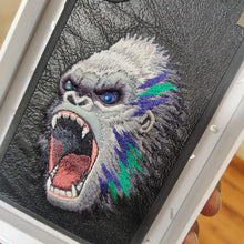 Samsung Galaxy S23 Ultra Nimmy Official Embroidry Original Leather Case - Gorilla