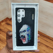 Samsung Galaxy S23 Ultra Nimmy Official Embroidry Original Leather Case - Gorilla