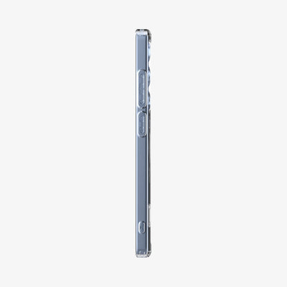 Samsung Galaxy S25 Ultra Shockproof Transparent Case with Metal Kickstand Holder - Clear
