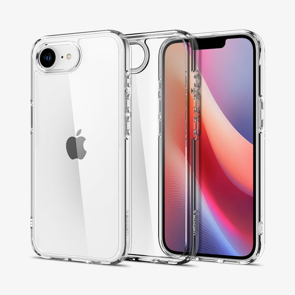 iPhone 16e Hybrid Cristal Clear Back Cover Case - Transparent