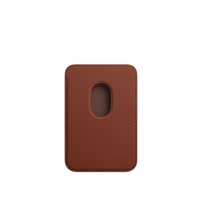 iPhone 13 Leather Wallet Magsafe With Logo