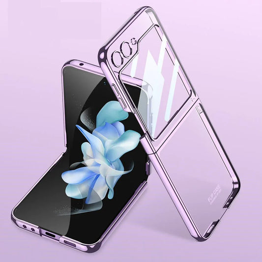 Samsung Galaxy Z Flip 5 Ultra-Thin Protective Chrome Series Case-Purple