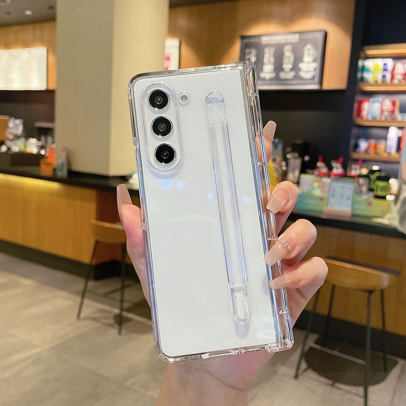 Samsung Galaxy Z Fold 4 Cristal Clear Transparent Case with S Pen - Clear