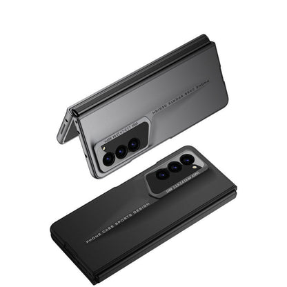 Samsung Galaxy Z Fold 6 Car Style PC Case with Camera & Front Glass Protection