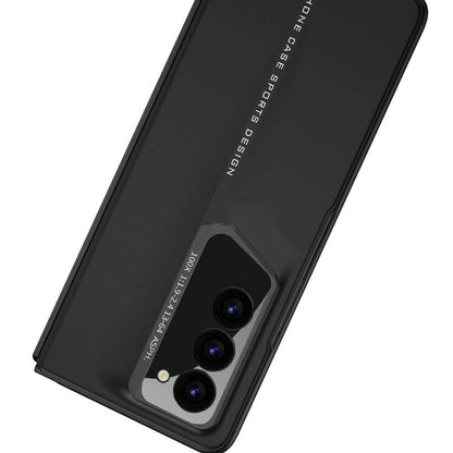 Samsung Galaxy Z Fold 6 Car Style PC Case with Camera & Front Glass Protection
