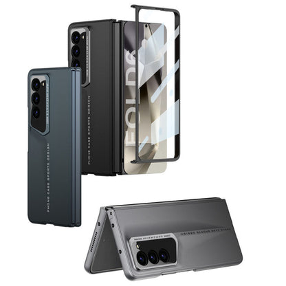 Samsung Galaxy Z Fold 6 Car Style PC Case with Camera & Front Glass Protection