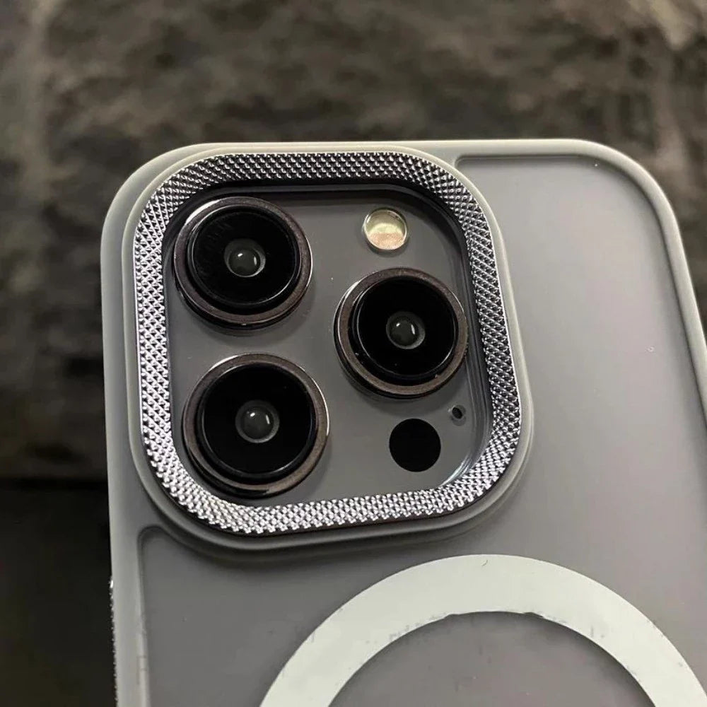iPhone 16 Pro Max Semi Transparent Matte Frosted Case with Magsafe - Gray